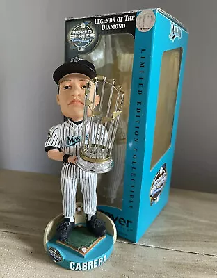 MIGUEL Miggy CABRERA Florida Marlins 2003 World Series Champions Bobblehead NIB! • $250