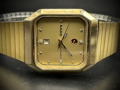 Vintage Watch Rado All Gold Automatic Mens Watch Gift Watch Swiss Made • £199.99