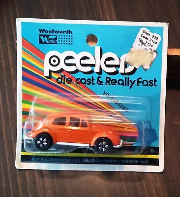 Vintage Peelers Die-Cast Playart Woolworth Volkswagon Bug 7124 • $24.99