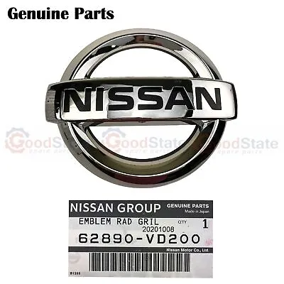 GENUINE Nissan Patrol Y61 GU UTE 4 Series 2004-2007 Front Grille Badge Emblem • $87.12