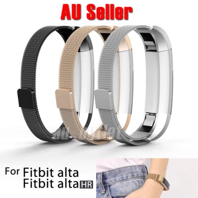 $9.99 • Buy Stainless Steel Replacement Spare Band Strap For Fitbit Alta / Alta HR
