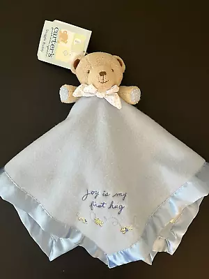 Carter's Security Blanket Lovey Bear Joy Is My First Hug Snuggle Buddy W/Tag • $49.99