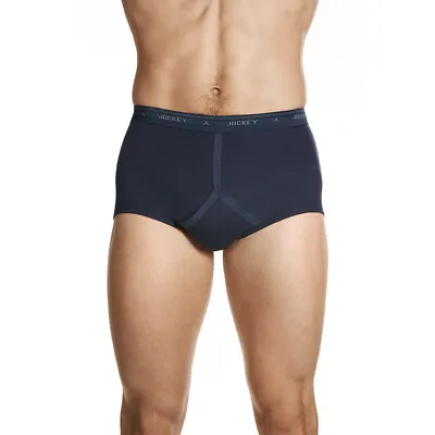 Jockey Men's Y Front Navy  Cotton Briefs  Size : 18 / 90 Cm  • $12.50