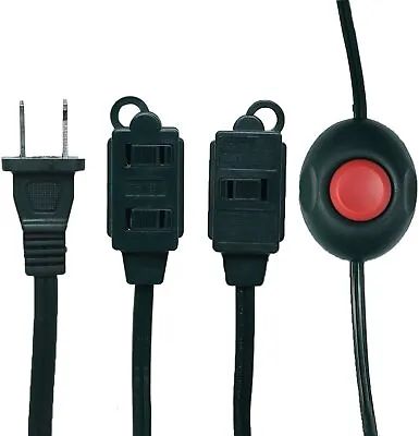 3 Outlet Power Extension Cord With Foot Switch 15 Feet Tamper Guard • $11.99