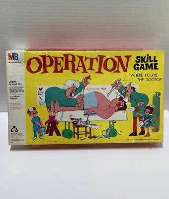 Vintage Milton Bradley Operation Game Rare SMOKING DOCTOR Incomplete For Parts • $4.99