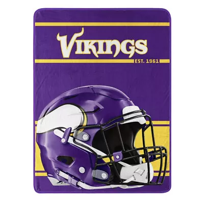 Minnesota Vikings NFL Football - Plush Throw Blanket - Bed Cover  Brand New • $19.99