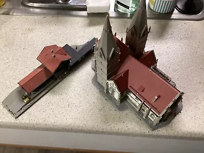 Z Scale Cathedral And Train Station • $9.99