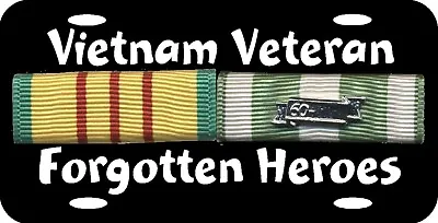Vietnam Veteran Ribbons Forgotten Heroes License Plate 12 X6  MADE IN USA NEW • $16