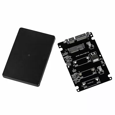 Mini PCIe MSATA To SATA Adapter Card SSD HDD Converter Enclosure Case 2.5  Caddy • $9.88