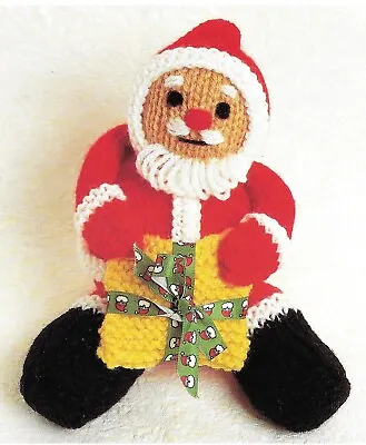 Photocopy Knitting Pattern - Santa Father Christmas Toy Or Decoration - 0356 • £2.99