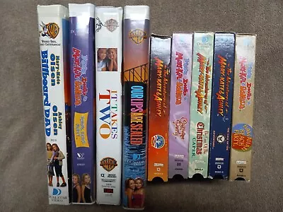 Mary Kate & Ashley Olsen 9x VHS Movie  Lot!! • $20