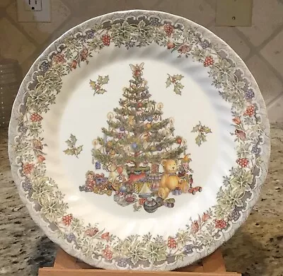 Queen's Seasons Greetings Myott Factory Archive Illustrations 10  X-Mas Plate • $12