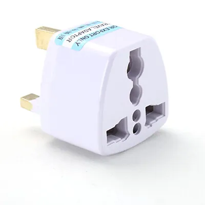 Universal US EU AU Converter To UK HK AC Travel Power Plug Charger Adapter • £2.88