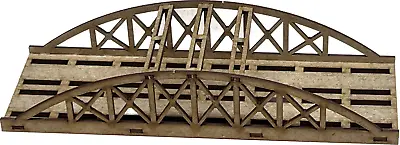 Twin Track N-Gauge MDF Railway Bridge 200mm 1:148 • £11.50