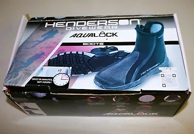 Henderson AquaFlex 5mm Wetsuit Booties New In Box Size 7 Mens • $24.99