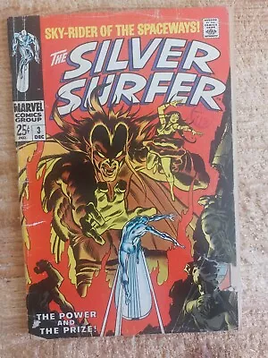SILVER SURFER #3 1st Mephisto Silver Age Marvel Comics 1968 Fa/GD Low Grade • £140