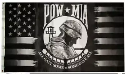 3x5 USA POW MIA Black Grey All Gave Some Some Gave All Flag 3'x5' Banner • $5.88