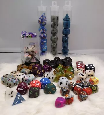 Huge RPG Dice Lot Of 90 - Vintage Glow In The Dark Miniature  • $39.99