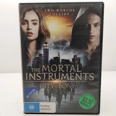 The Mortal Instruments City Of Bones DVD R4 PAL Ex Rental Movie Lily Collins • $5.19