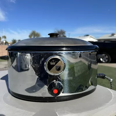 Rare Vintage 1950s Nesco 6 Quart Roaster Oven Slow Cooker Model 86-2339 • $99.98