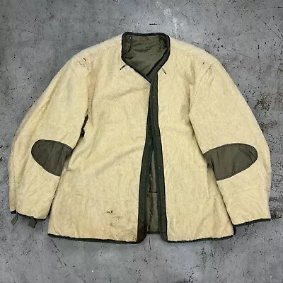 Liner Coat Mans Field USMC Depot Supply M51 Jacket Frieze Mohair Medium 50s HBT • $50