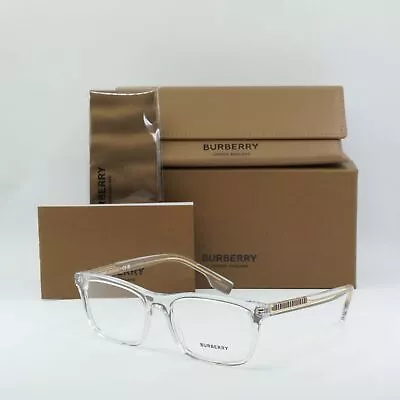 BURBERRY BE2334 3024 Transparent 55mm Eyeglasses New Authentic • $125.38
