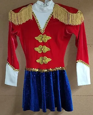 Pageant Party Show Dance Skating Costume Child Sm/Med Costume Dress Majorette  • $18.39