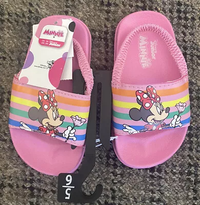 Disney Junior Minnie Mouse Pool Slide Sandal (Toddler Girls) Size 5-6 • $16.99