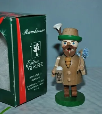 Erzgebirgische Volkskunst Richard Glässer Rauchmann Incense SMOKER Tyrolean Walk • $41.59