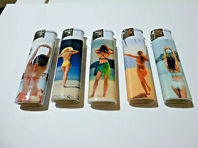 £3.10 • Buy Lighters 5 X  Bikini Girls Lighters Refillable ELECTRONIC  LIGHTER