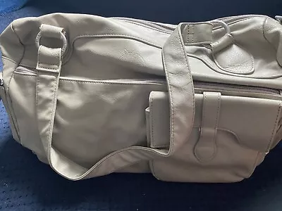 Pu/leather Beige Changing Bag With Strap Bottle Holder And May • £8