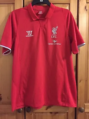 £14.99 • Buy LIVERPOOL HOME FOOTBALL POLO SHIRT JERSEY WARRIOR  Size XL
