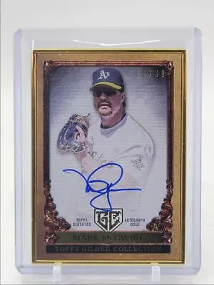 Mark Mcgwire 2023 Topps Gallery Of Gold Frame Autograph Auto /30 Q0398 • $51