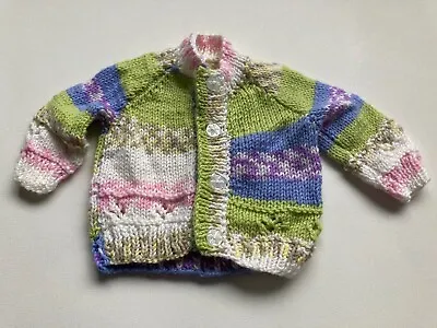 New For January 💗 Brand New Hand Knitted Cardigan Baby Girls Clothing Newborn • £6.50