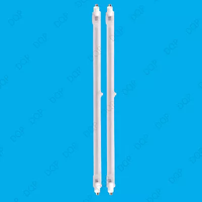 £6.25 • Buy 2x 400W Halogen Heater Replacement Tubes 242mm Fire Bar Heater Lamp Element Bulb