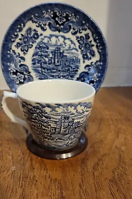 Olde Country Castles Hostess Tableware Teacup And Saucer Transferware • £14.60