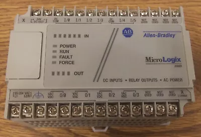 Allen Bradley MicroLogix 1000 1761-l10bwa Series F FRN 1.1 • $145.99