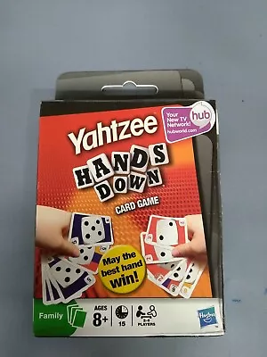 Yahtzee Hands Down Card Game Family Ages 8+ 2009 By Hasbro Gaming - New • $6.99