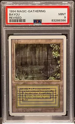 83288386 BAYOU 1994 Magic The Gathering Revised PSA 9 • $355