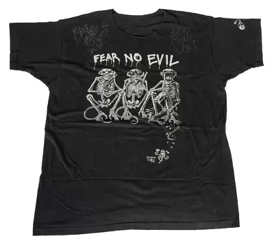 Original WCW Maxx Payne Hand Signed Ring Worn Fear No Evil Fashion Victim Shirt • $299.99