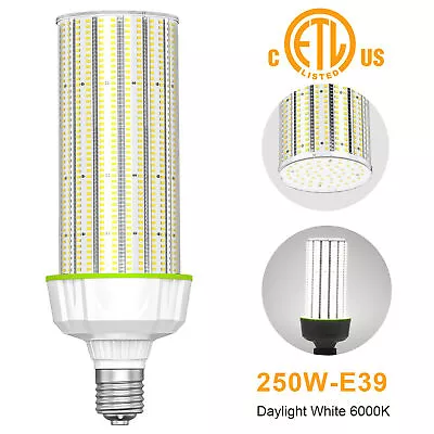 480V 250W LED Corn Light Bulb 6000K Replace 800 Watt Metal Halide For Warehouse • $105.40