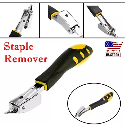 Heavy Duty Staple Remover Staple Nail Puller Tool For Wooden Furniture Carpet • $9.66