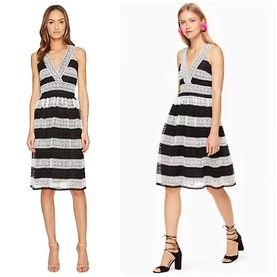 Kate Spade New York - Colorblock Lace Dress - Size US 6 - RRP $478 USD - NEW • $379.95