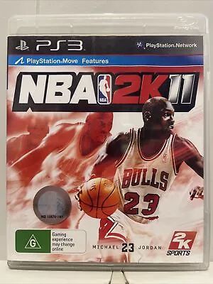 NBA 2K11 Michael Jordan + Manual - Sony PlayStation 3 PS3 PAL Complete T10 • $20