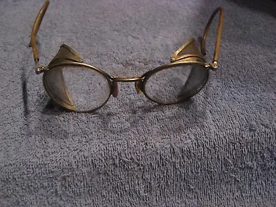 Antique Safety Glasses Clear Lens • $21.99