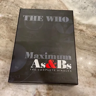 THE WHO  Maximum As & Bs Complete Singles (5-CD Box Set 5CDs) M/M  2017 • $59.99
