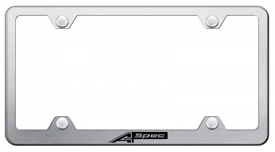 Acura A-Spec Laser Etched Logo Wide Body License Plate Frame Official Licensed • $35.95