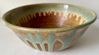Studio Art Pottery Drip-glazed Bowl-john Macomber-signed-2007 • $85.50
