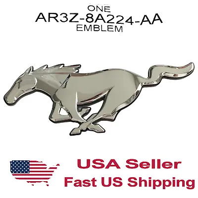 Front Grille Emblem 8  CHROME Running Horse For Ford MUSTANG 2010 - 2014 • $29.99