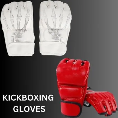 Kickboxing Skeleton Gloves Hand Protection Breathable Train Muay Thai Sparring • $21.99